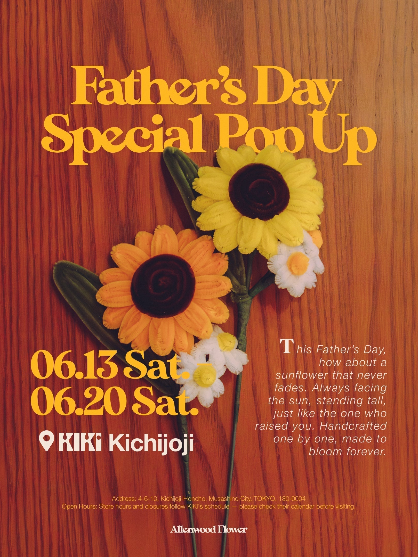 Father’s Day Special POP UP at KIKi