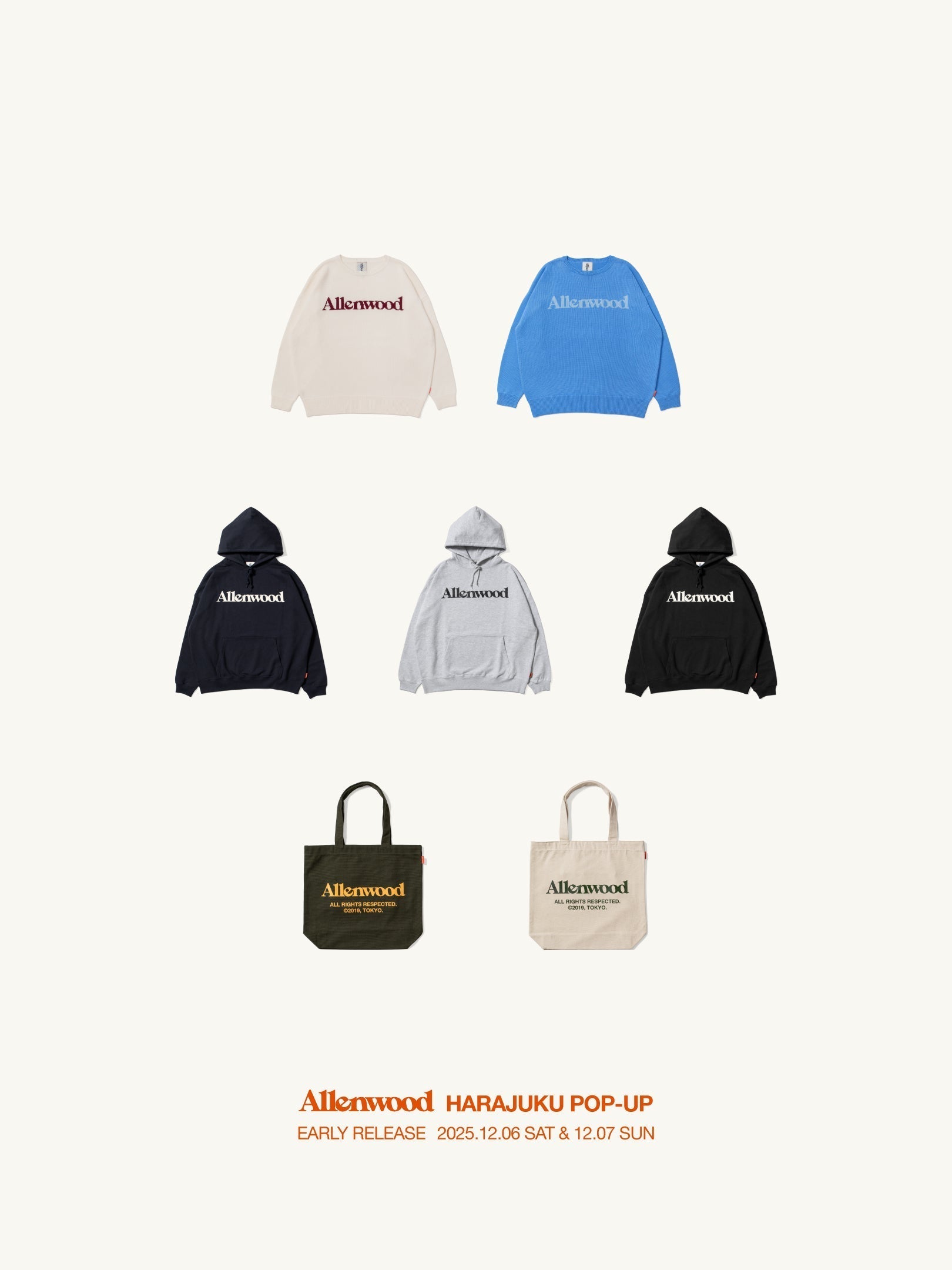 12/6,7 原宿POP-UP STOREにて新作先行発売