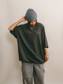 Logo Drawcord Tee [Charcoal]