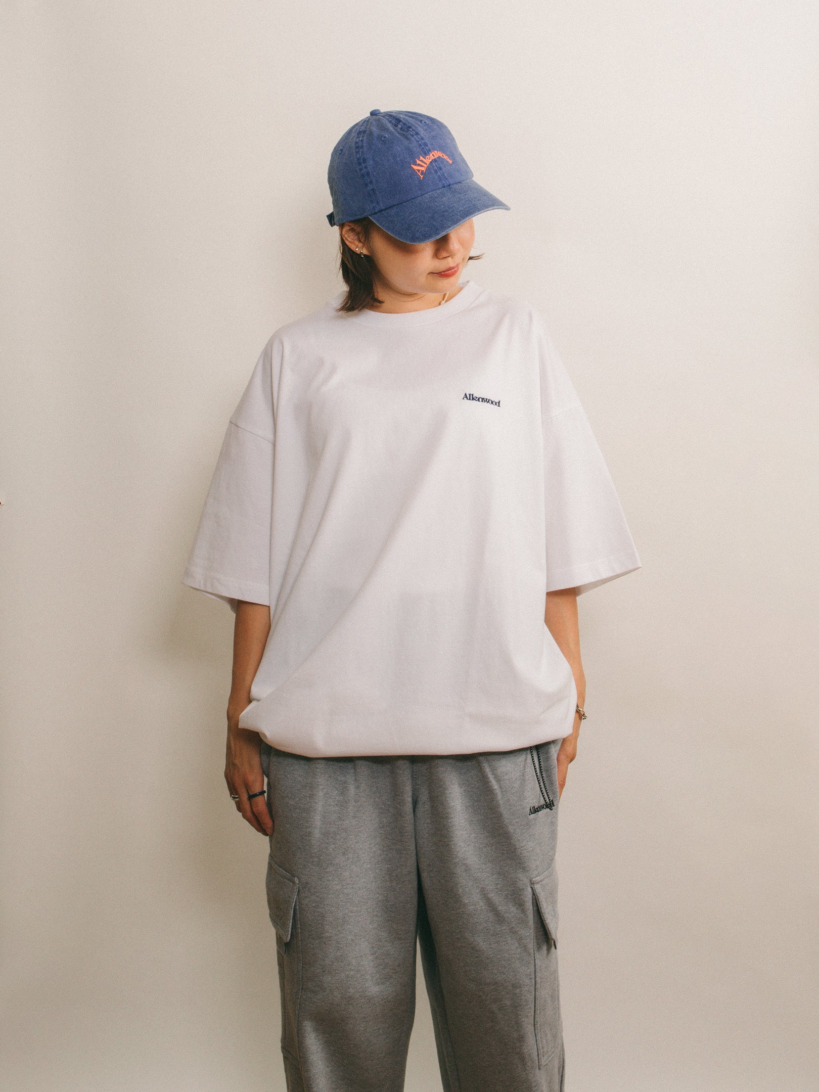 Logo Drawcord Tee [White]