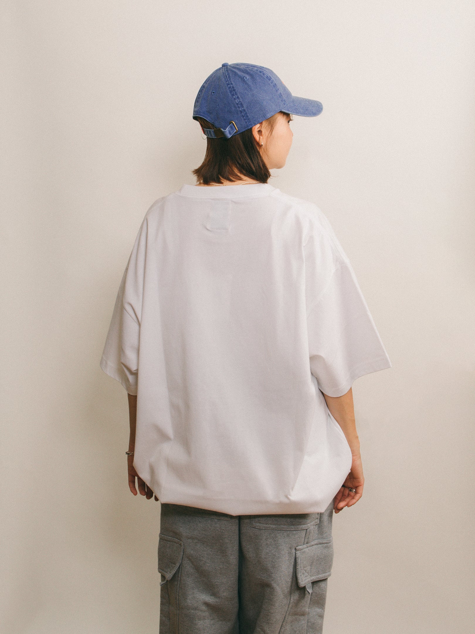 Logo Drawcord Tee [White]