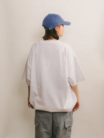 Logo Drawcord Tee [White]