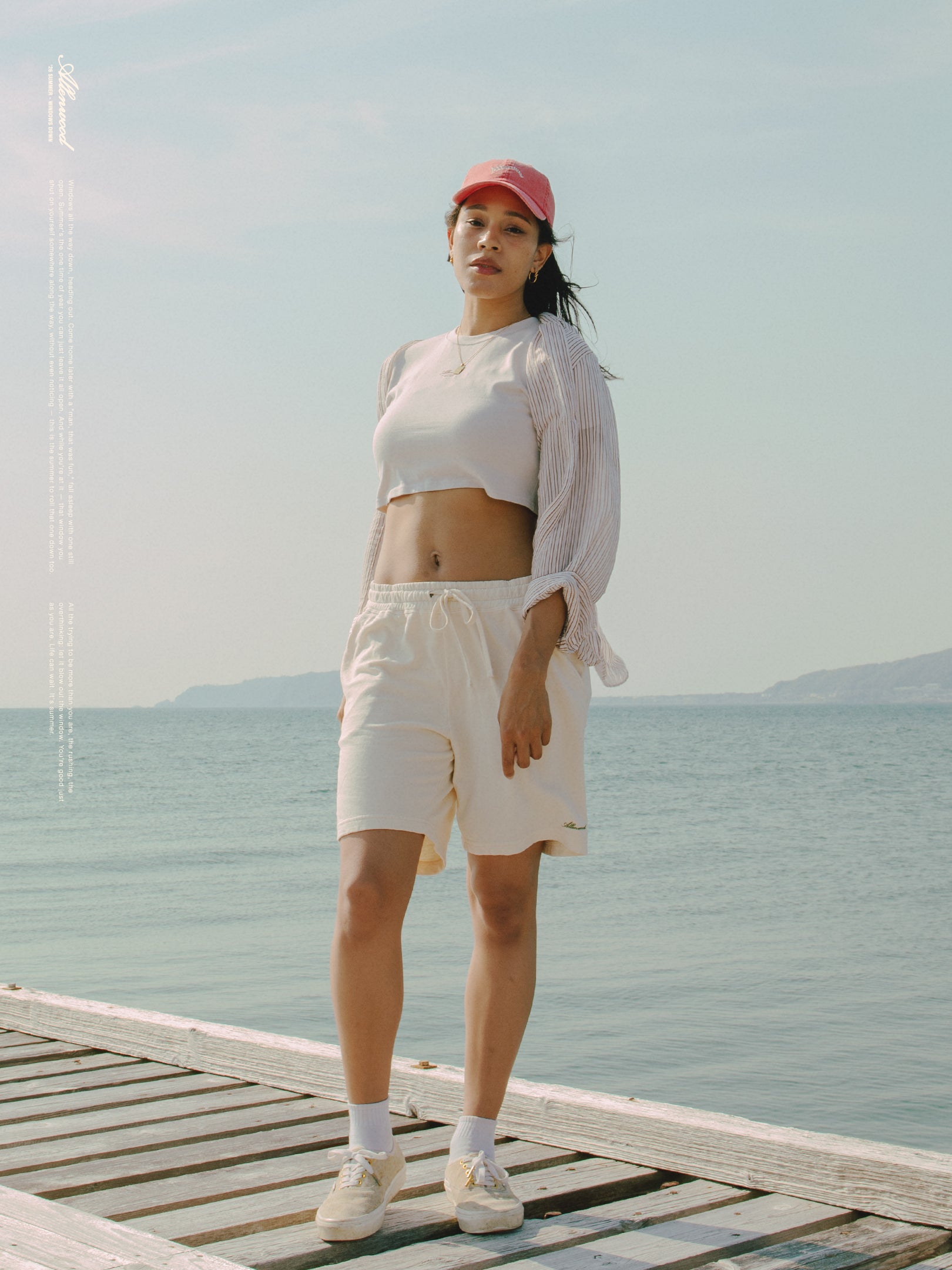 Garment Dyed Sweat Shorts [Ivory]