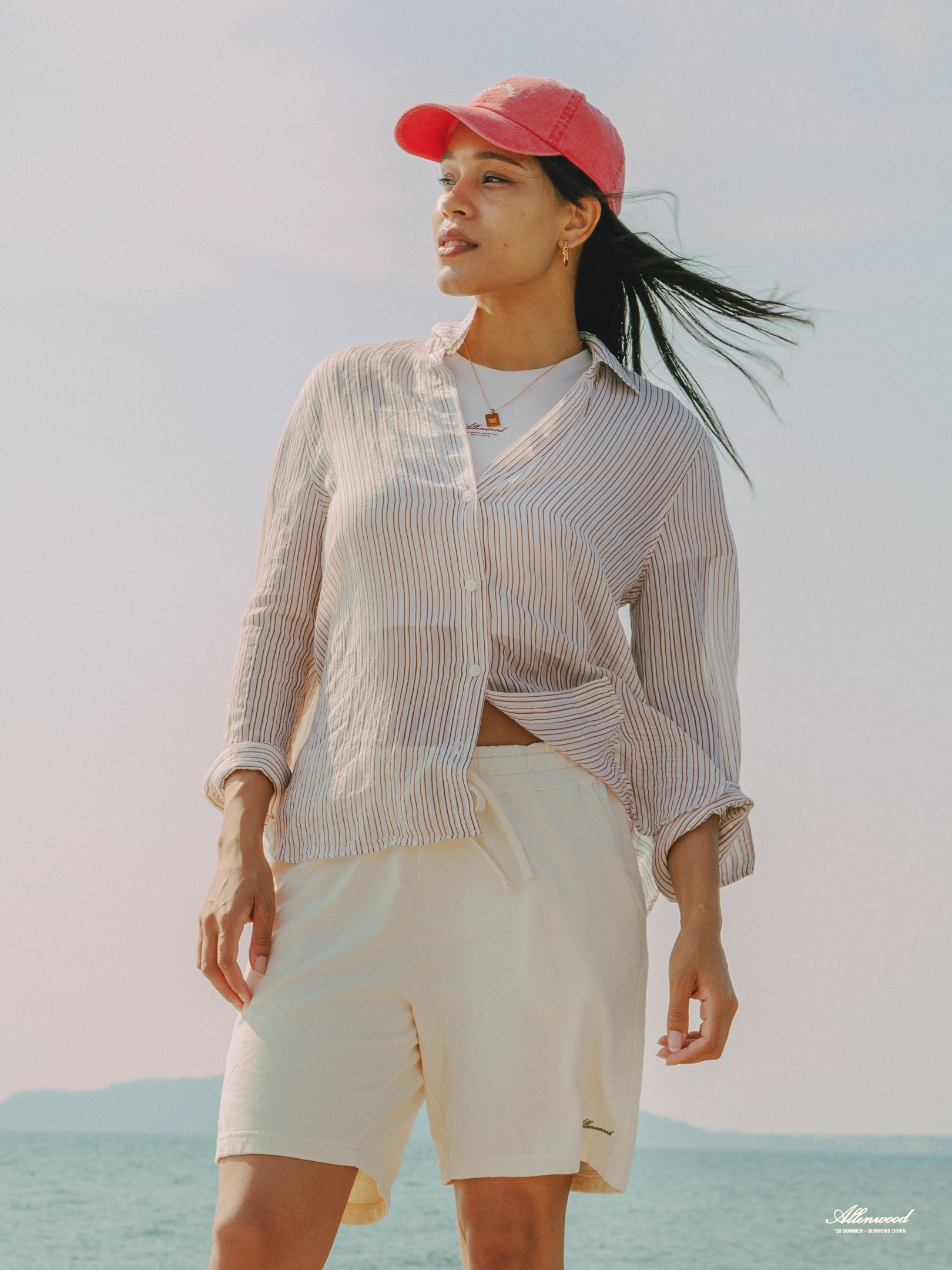 Garment Dyed Sweat Shorts [Ivory]