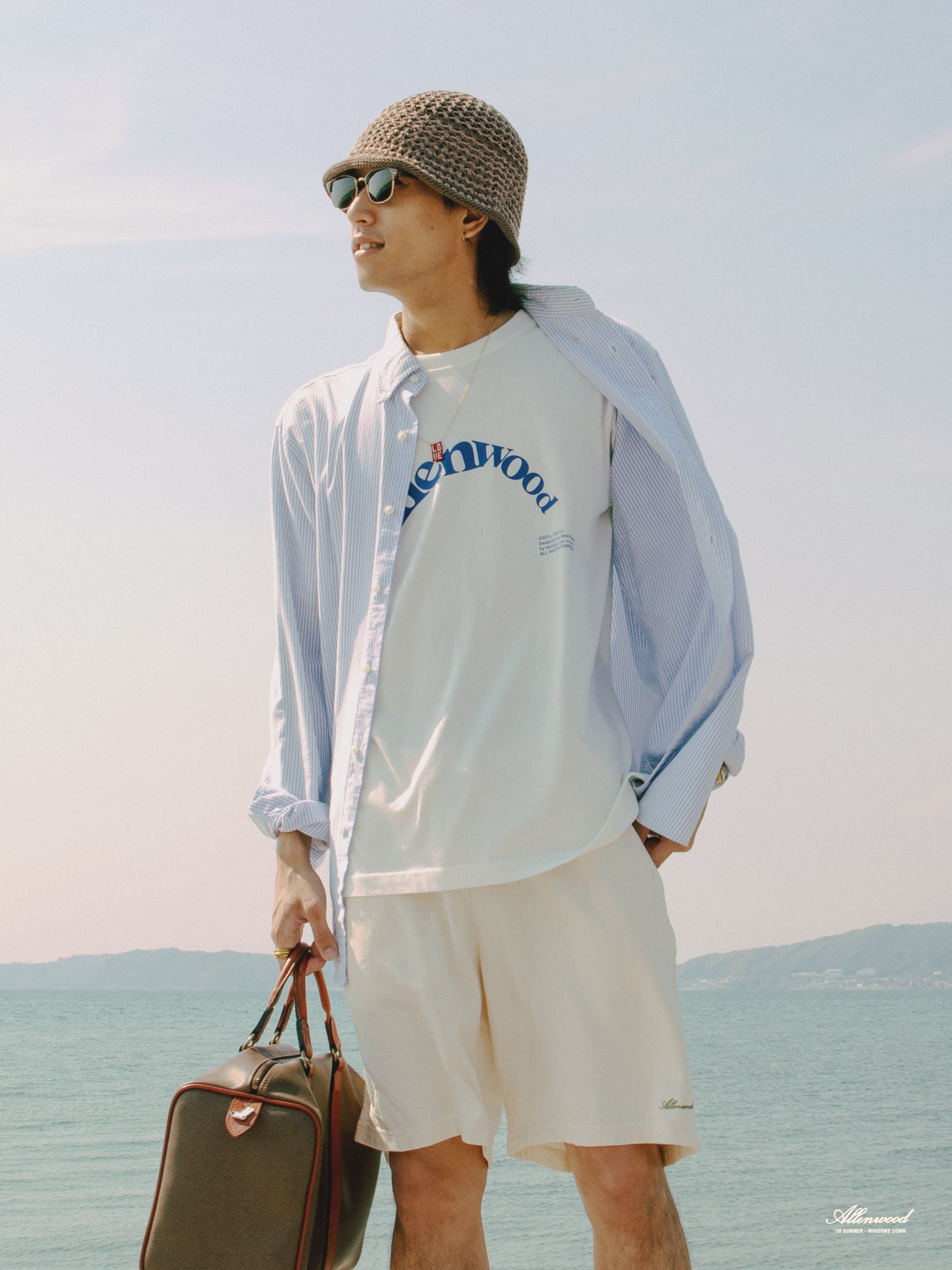 Garment Dyed Sweat Shorts [Ivory]