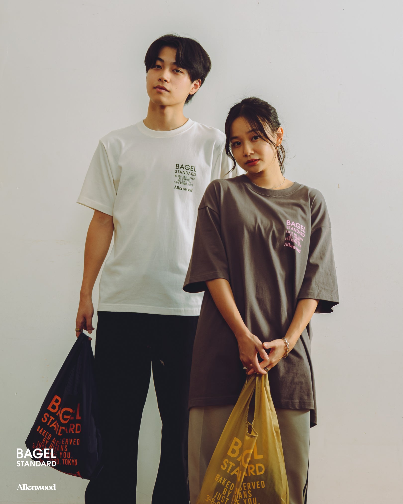 Allenwood x BAGEL STANDARD Tee [Triple Berry]