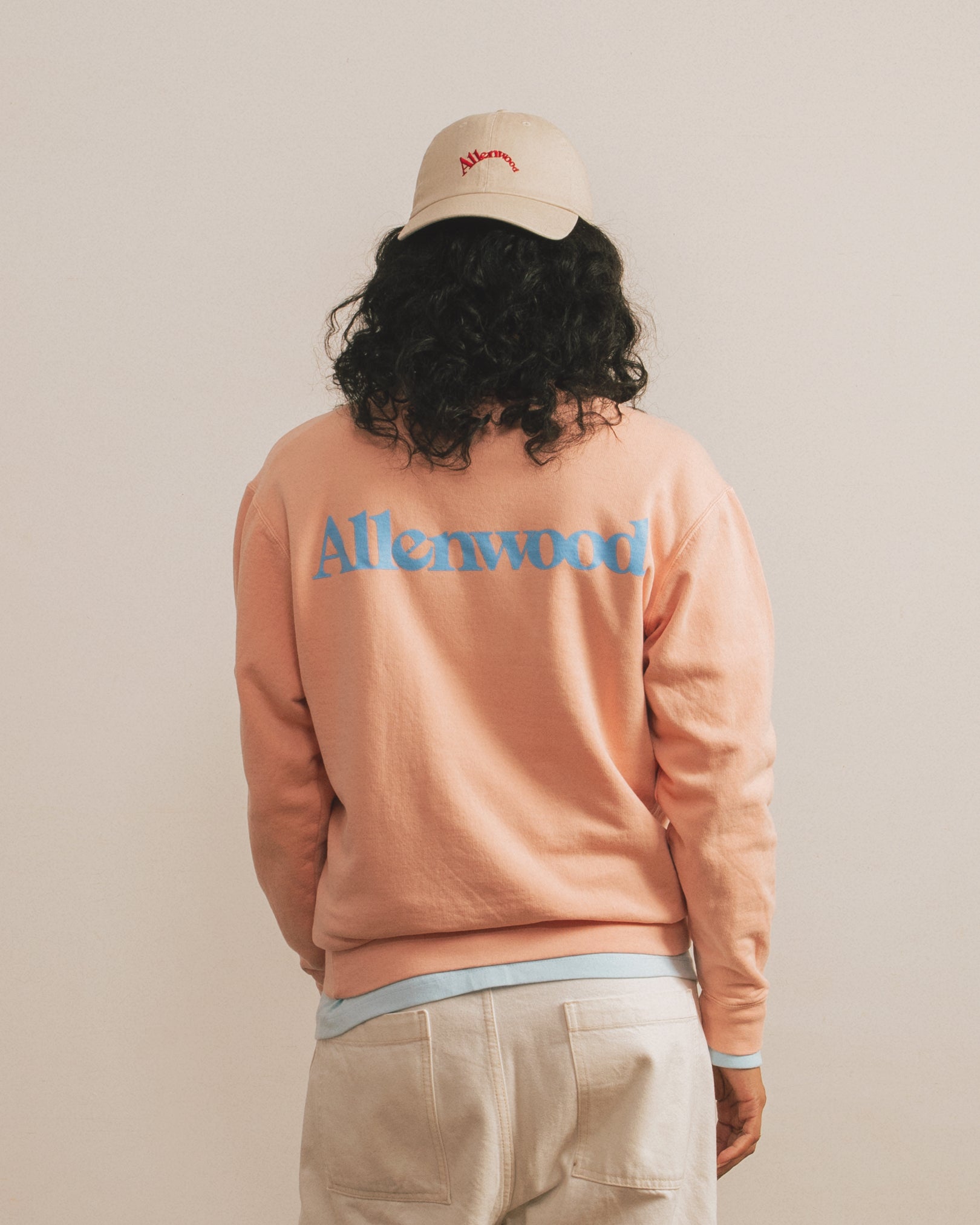 Garment Dyed Crew Sweat [Peach]