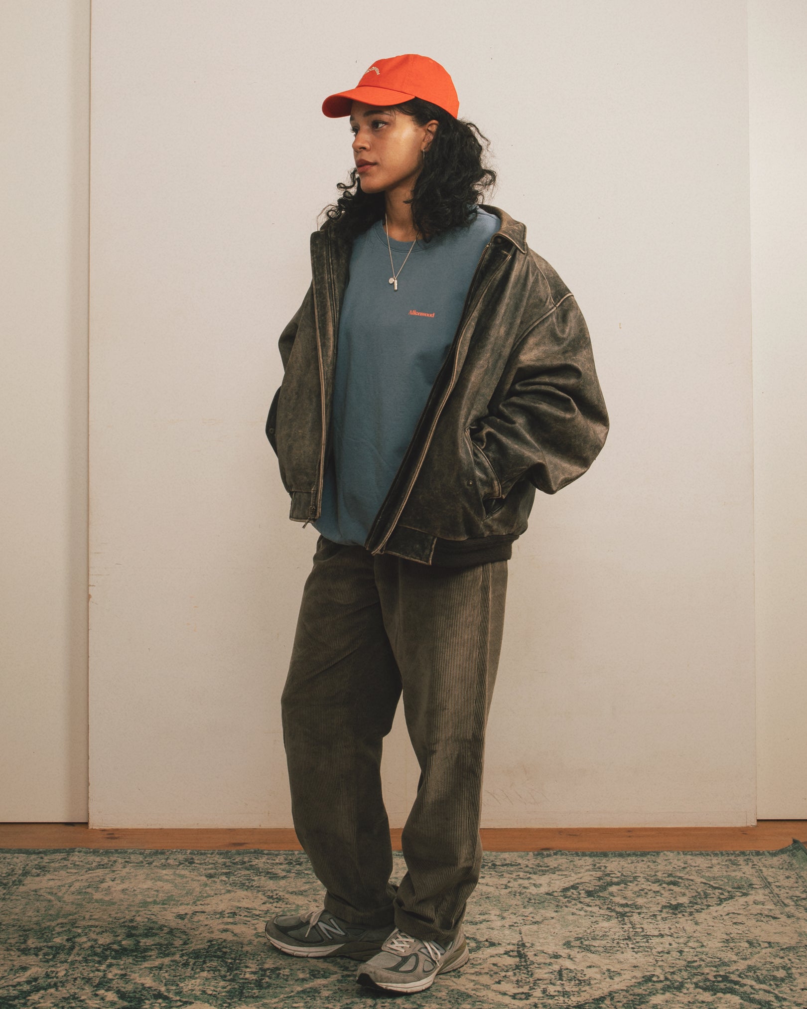 Garment Dyed Crew Sweat [Blue Jean]