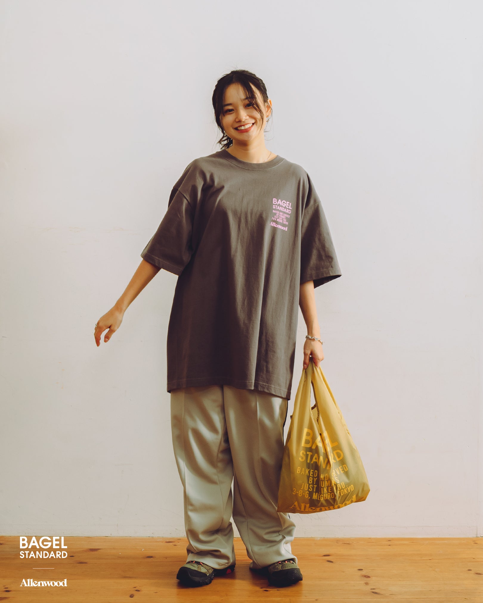 Allenwood x BAGEL STANDARD Tee [Triple Berry]