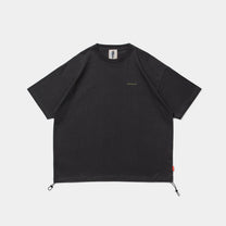Logo Drawcord Tee [Charcoal]