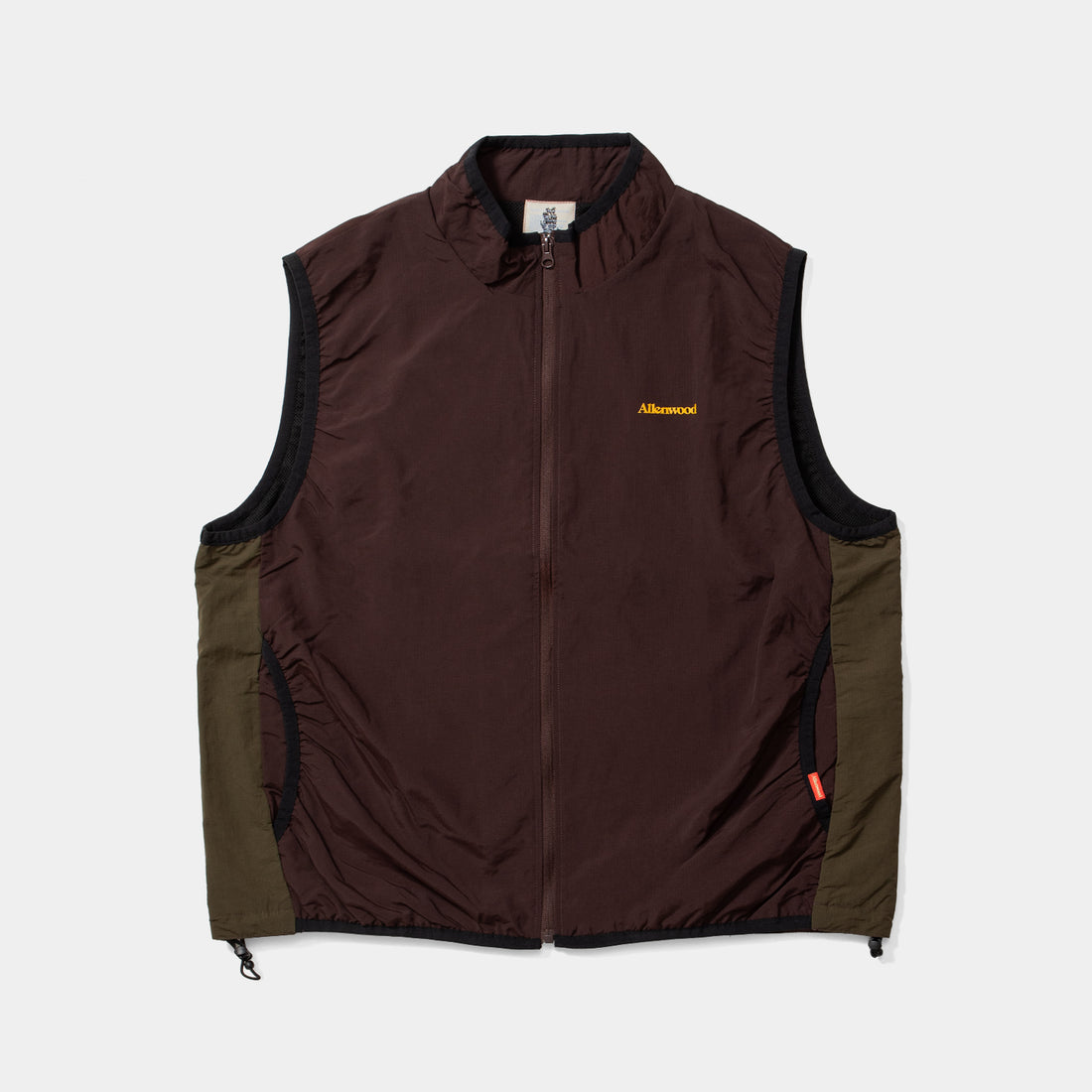 Nylon Packable Vest [Brown/Olive]