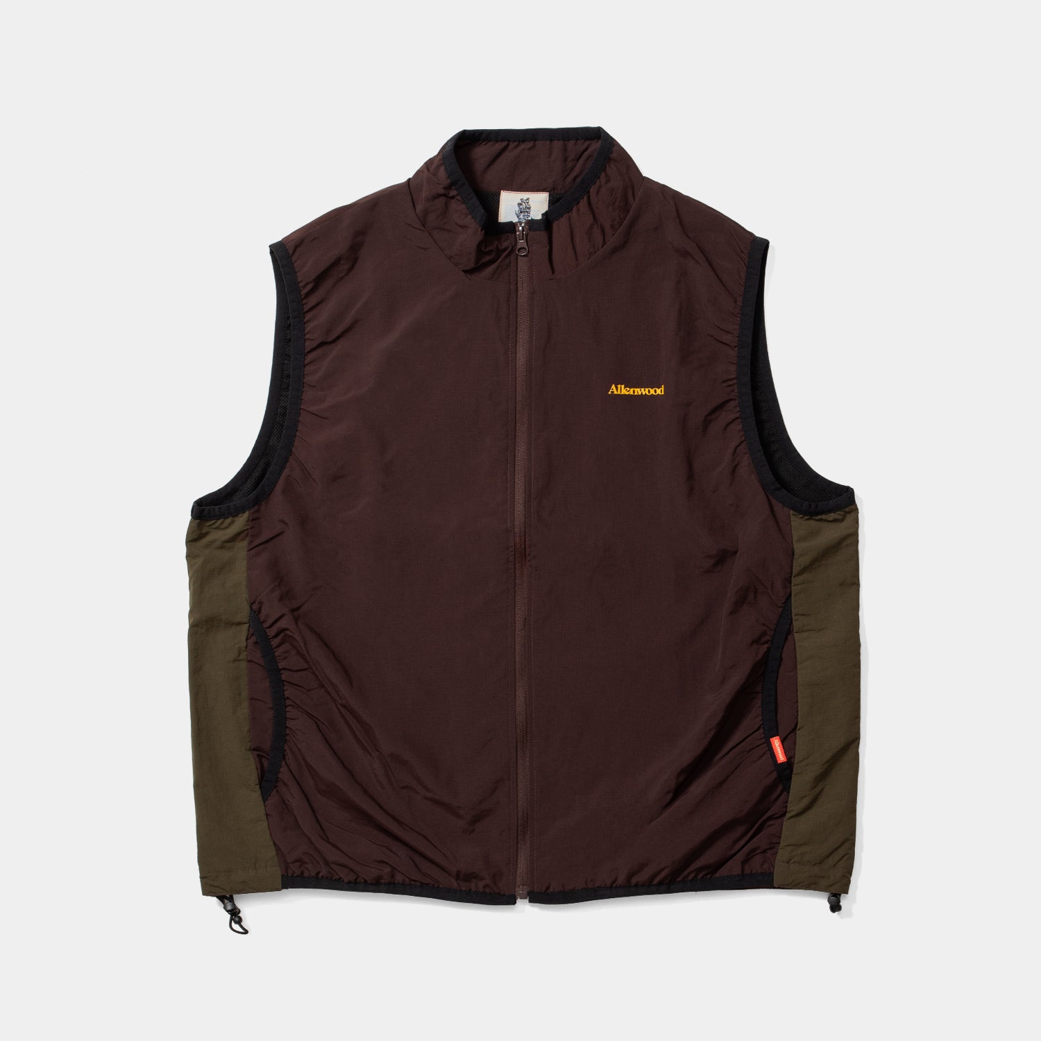 Nylon Packable Vest [Brown/Olive]