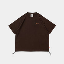 Logo Drawcord Tee [Brown]