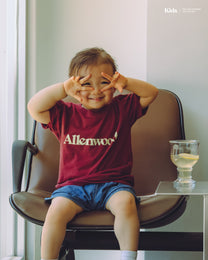 【KIDS】Logo T-shirt [Burgundy]