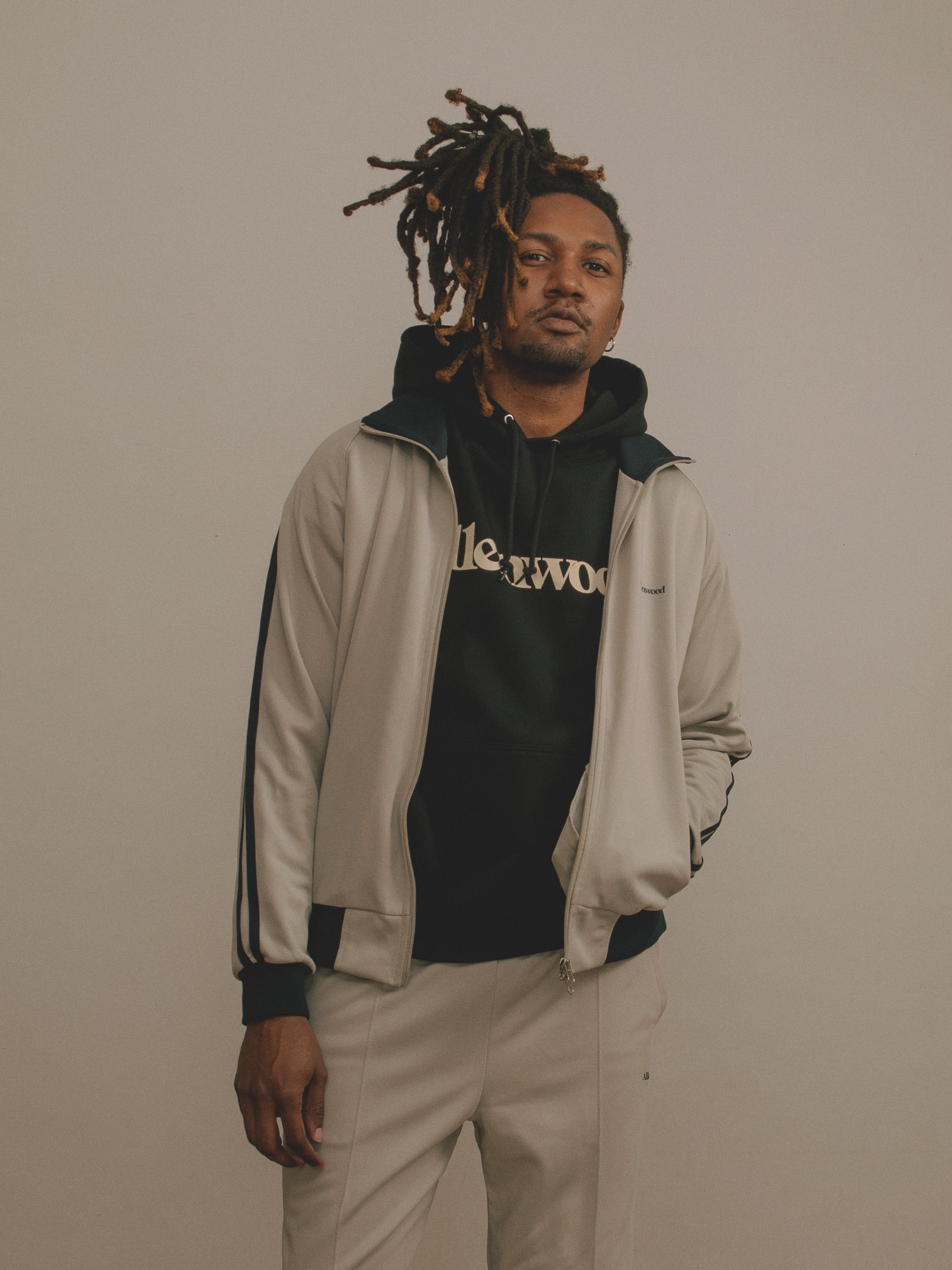 Classic Track Jacket [Gray/Navy]