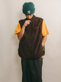 Nylon Packable Vest [Brown/Olive]