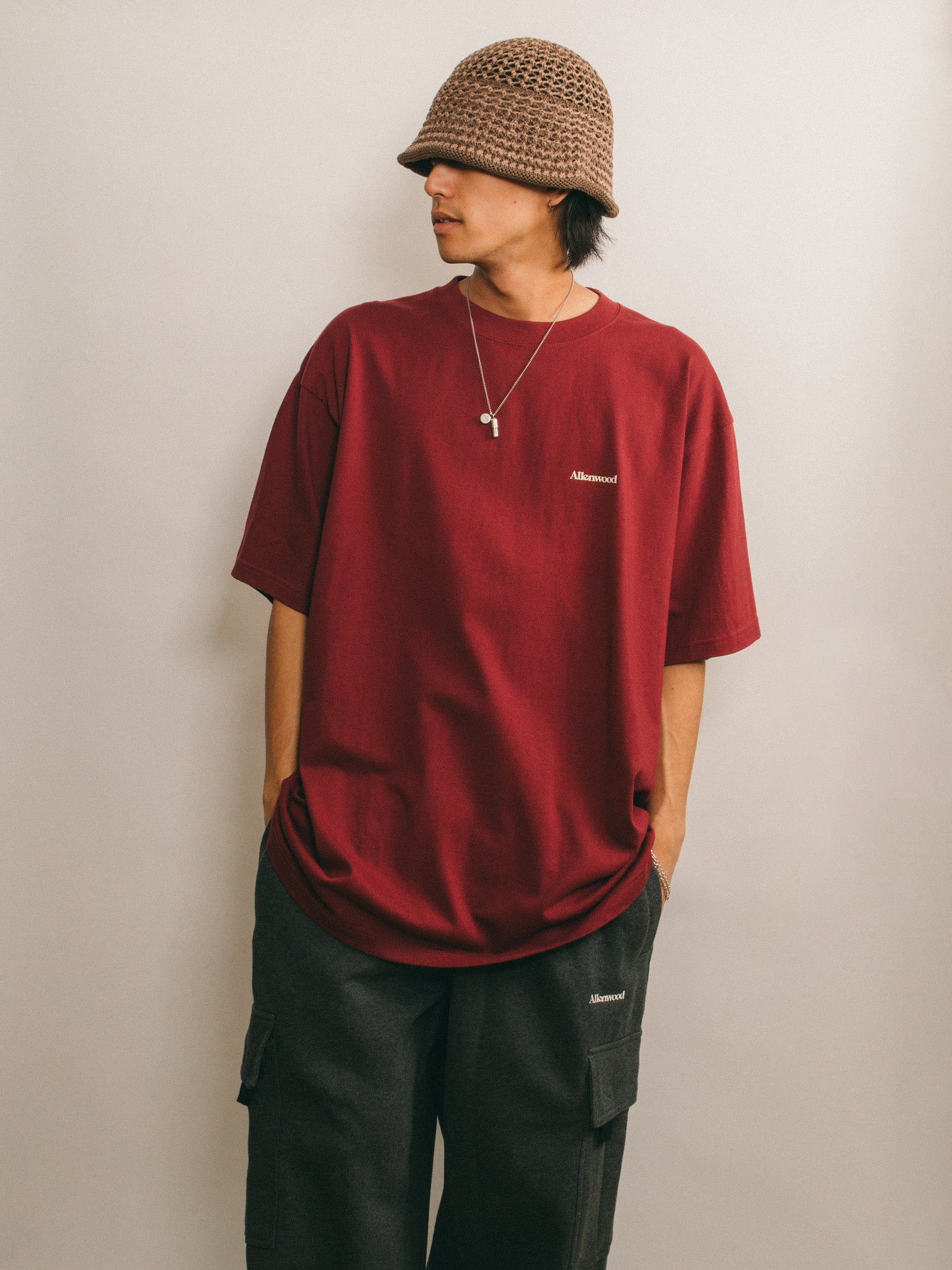Logo T-shirt [Burgundy]