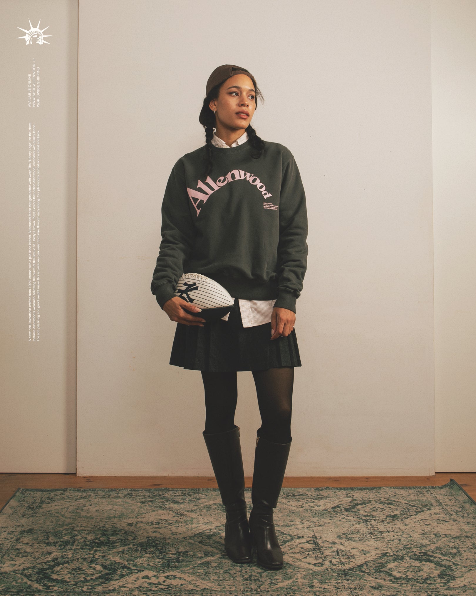 Liberty Logo Crew Sweat [Charcoal]