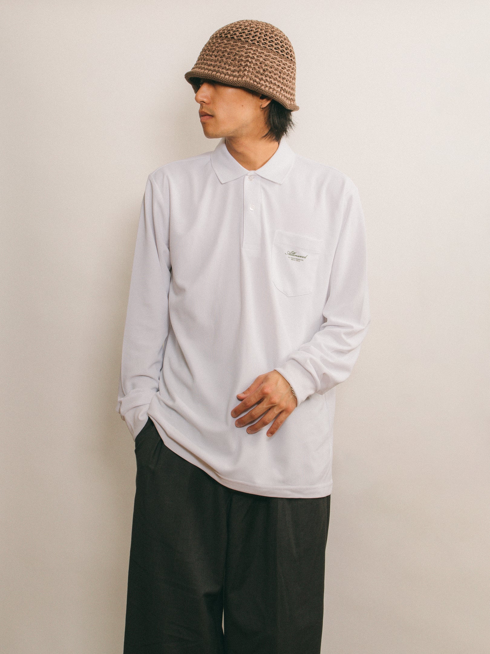 Dry L/S Polo [White]