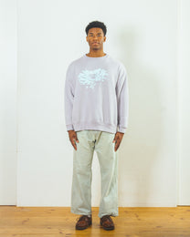 Sign of Bloom Crew Sweat [Frost Purple]