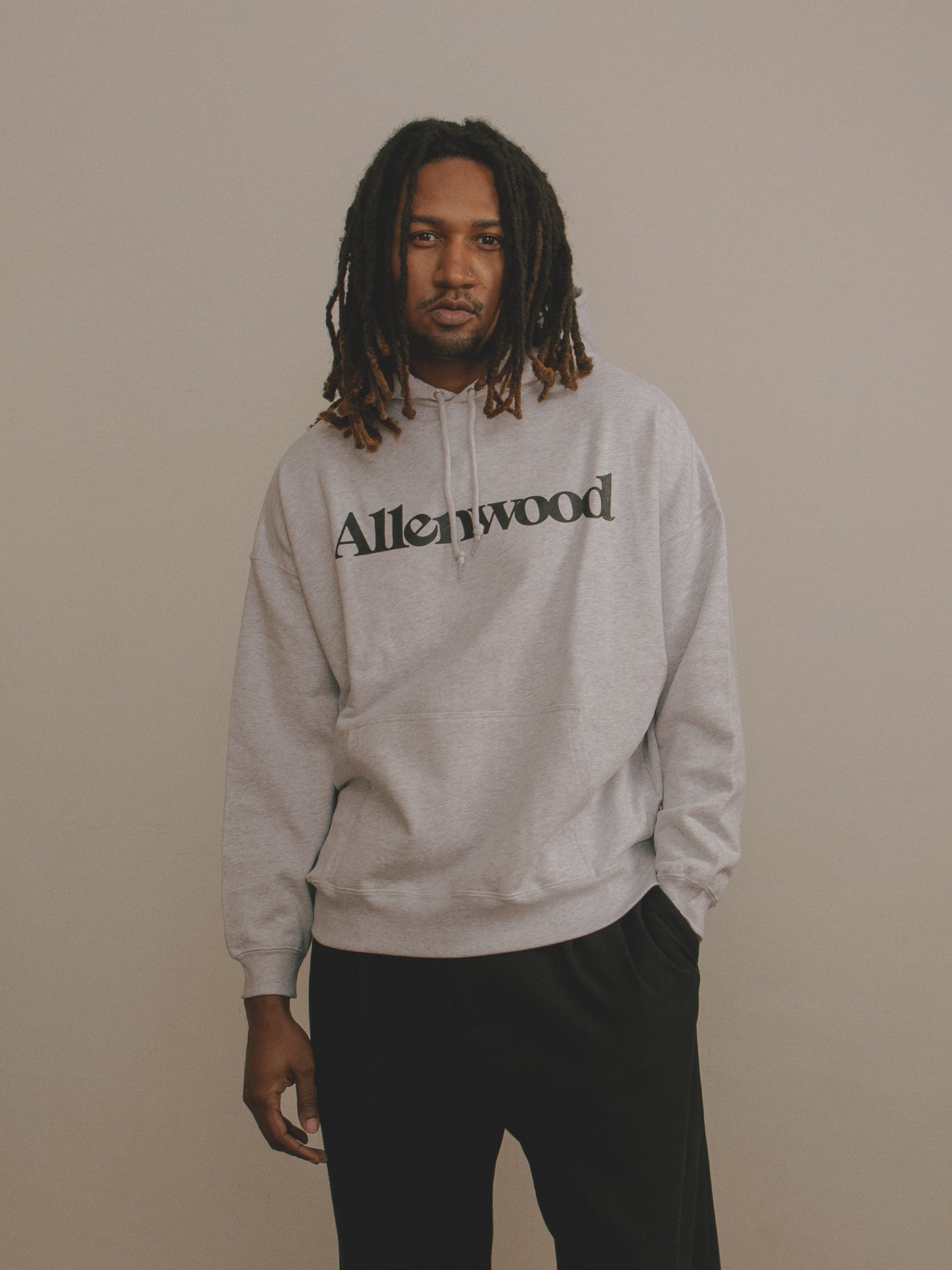 Logo Oversized Hoodie [Ash Gray]