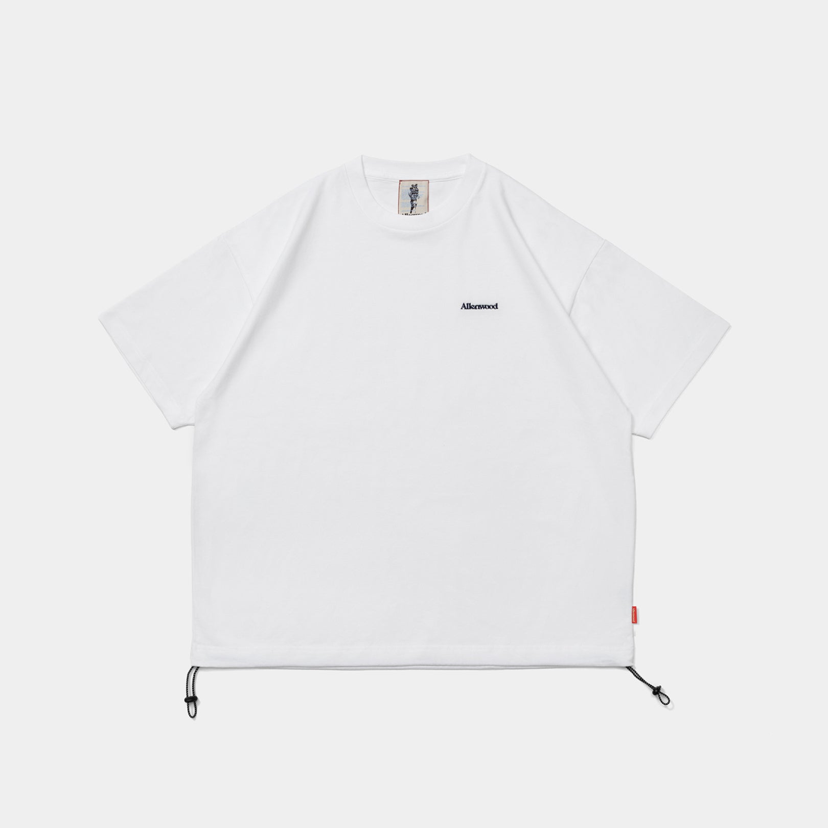 Logo Drawcord Tee [White]