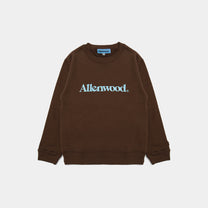 【Kids】 Logo Crew Sweat [Brown]