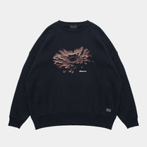 Sign of Bloom Crew Sweat [Navy]