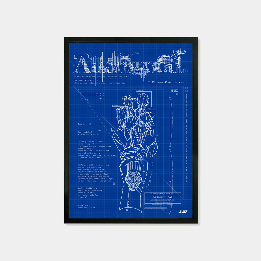 F.O.P Blueprint A2 Poster