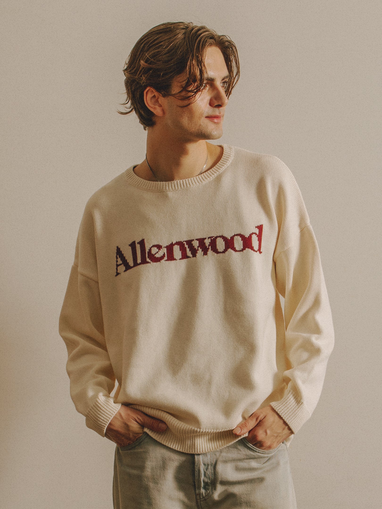 Logo Knit [Ivory]