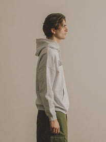 Logo Oversized Hoodie [Ash Gray]