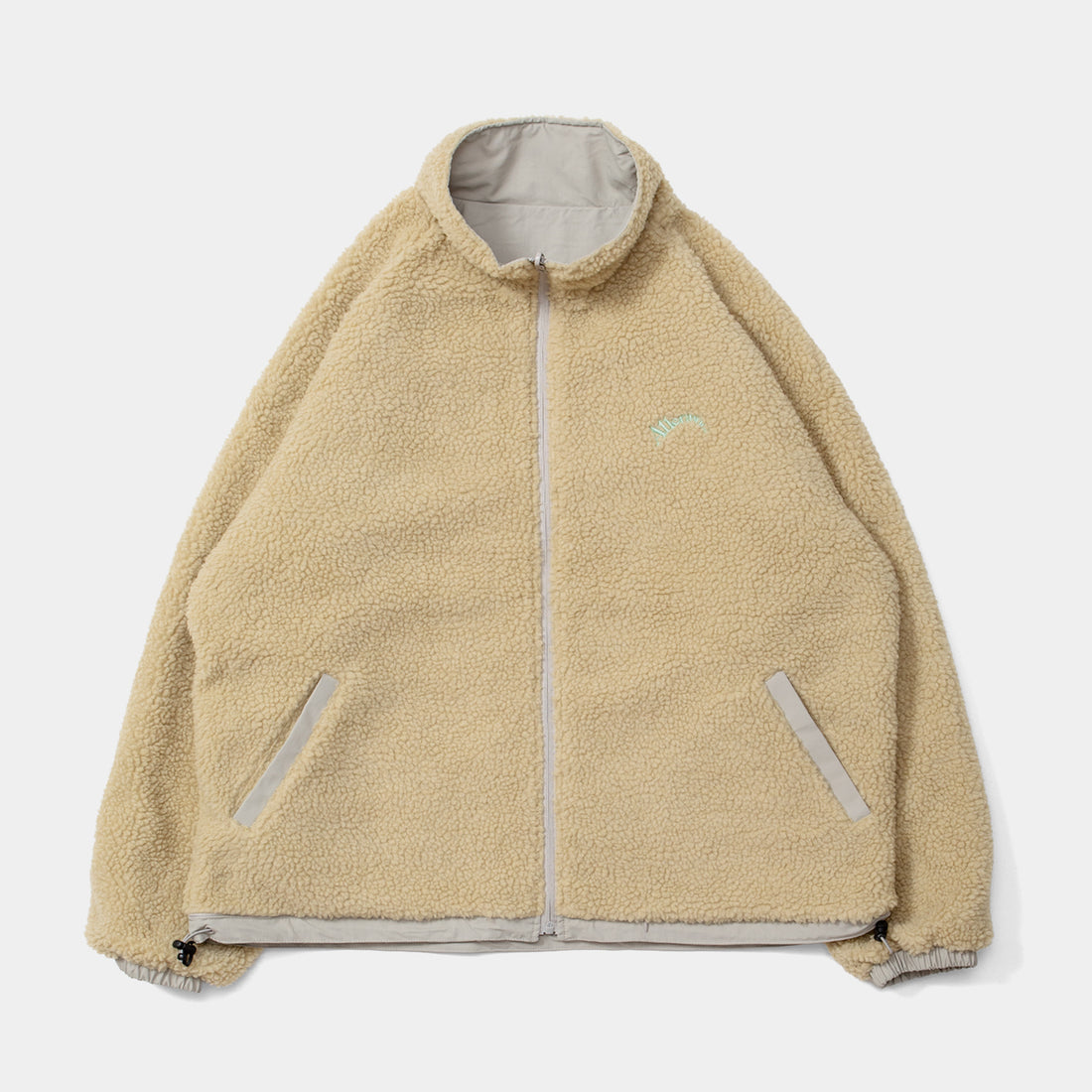 Logo Reversible Jacket [Gray/Ivory]