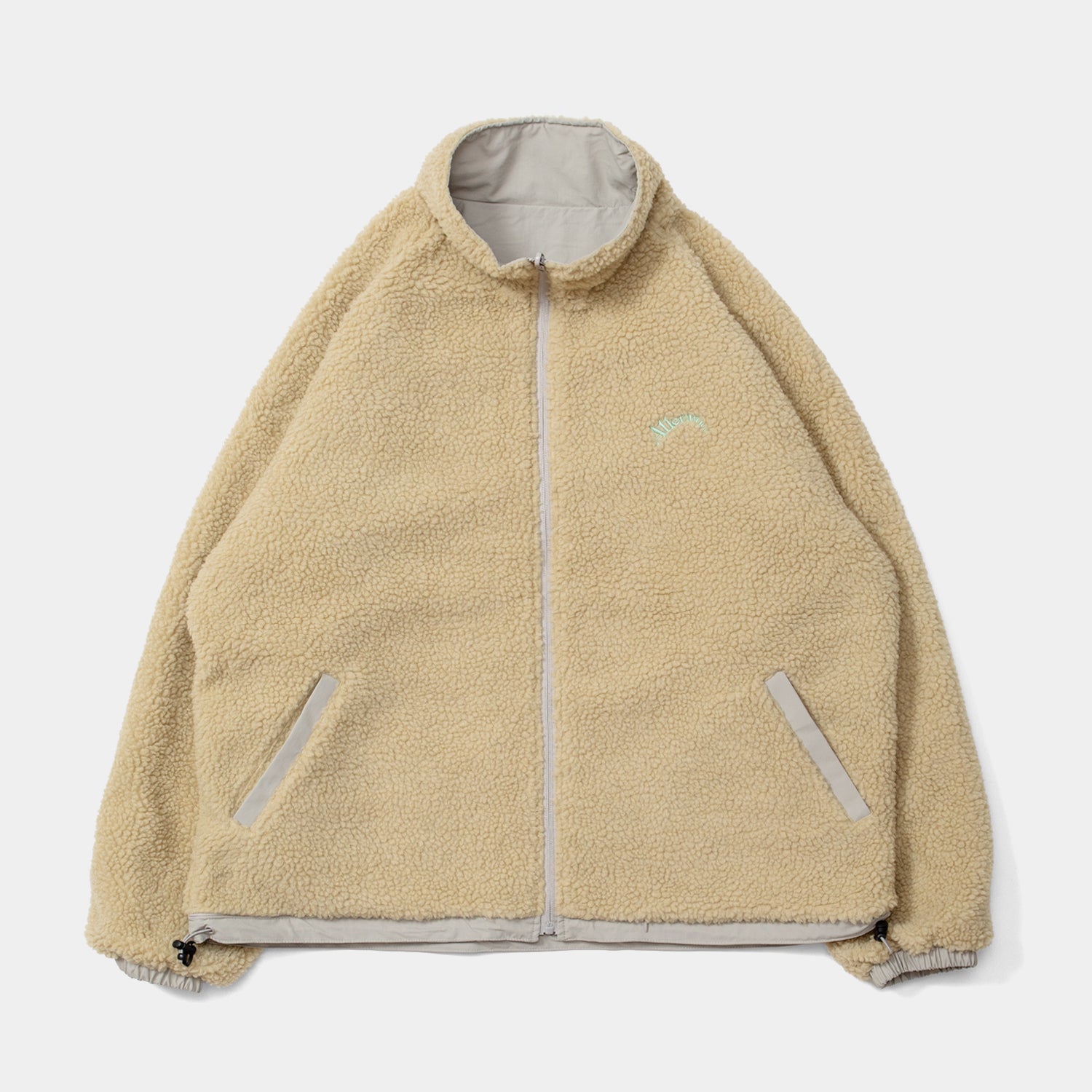 Logo Reversible Jacket [Gray/Ivory]
