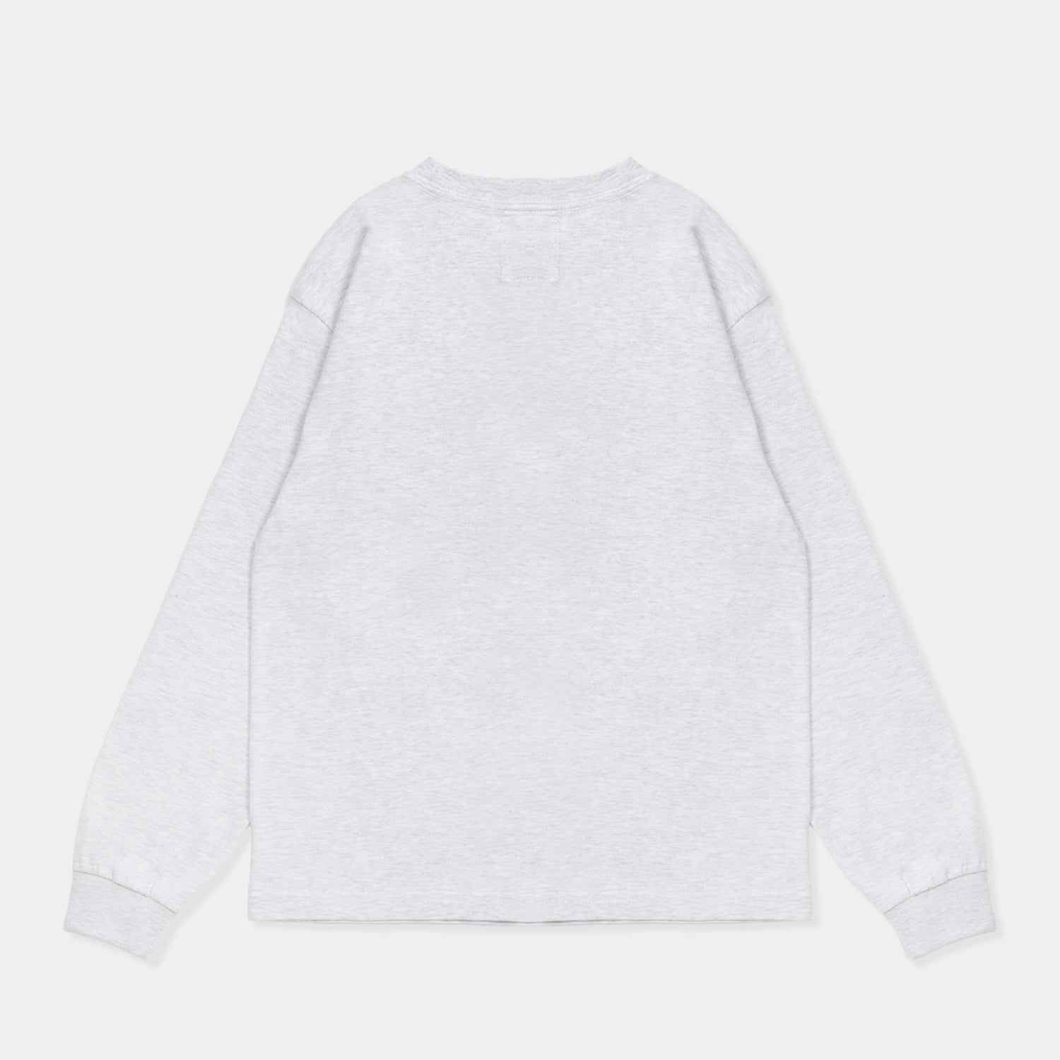 Logo L/S Tee [Ash Gray]