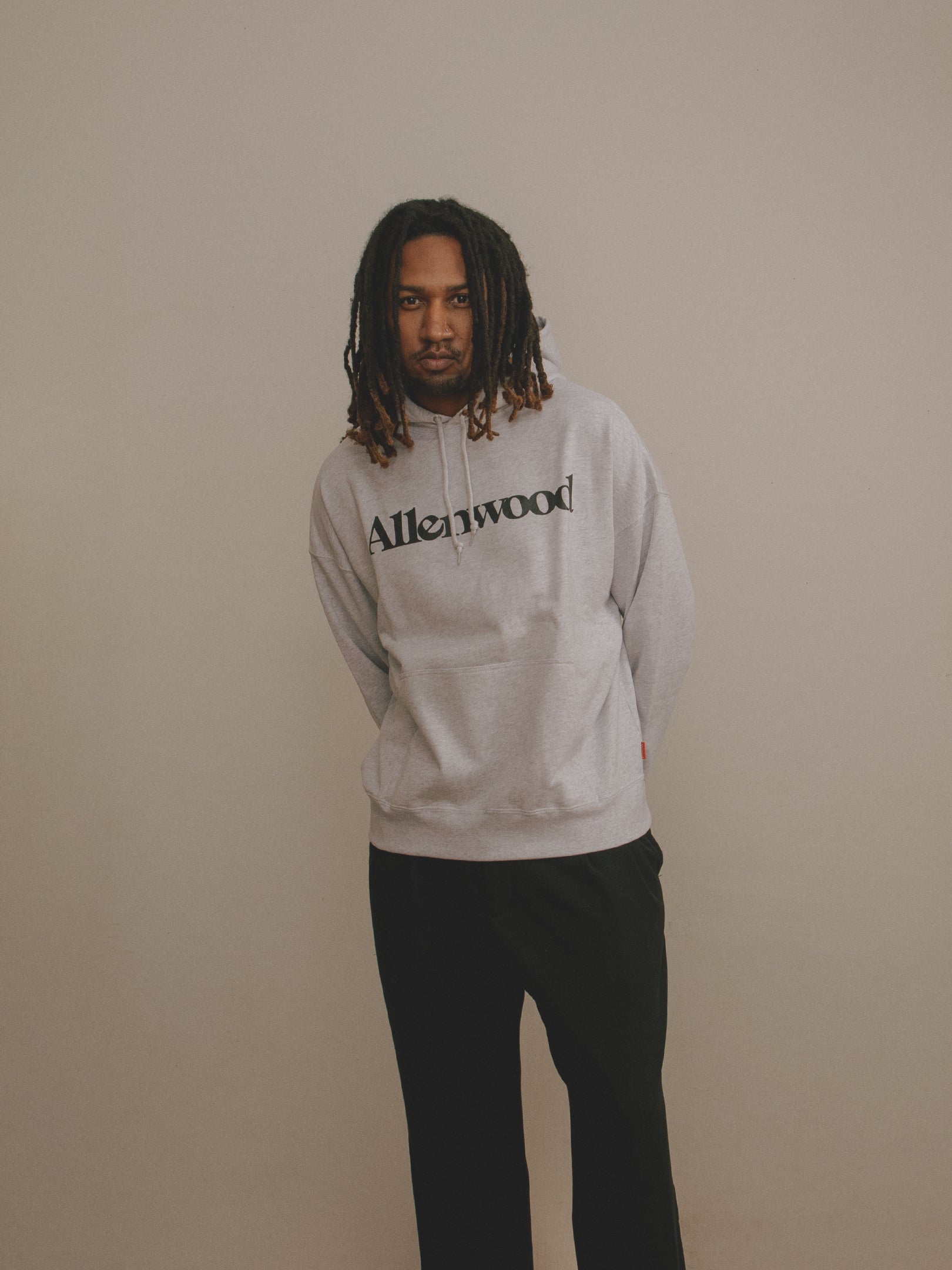 Logo Oversized Hoodie [Ash Gray]