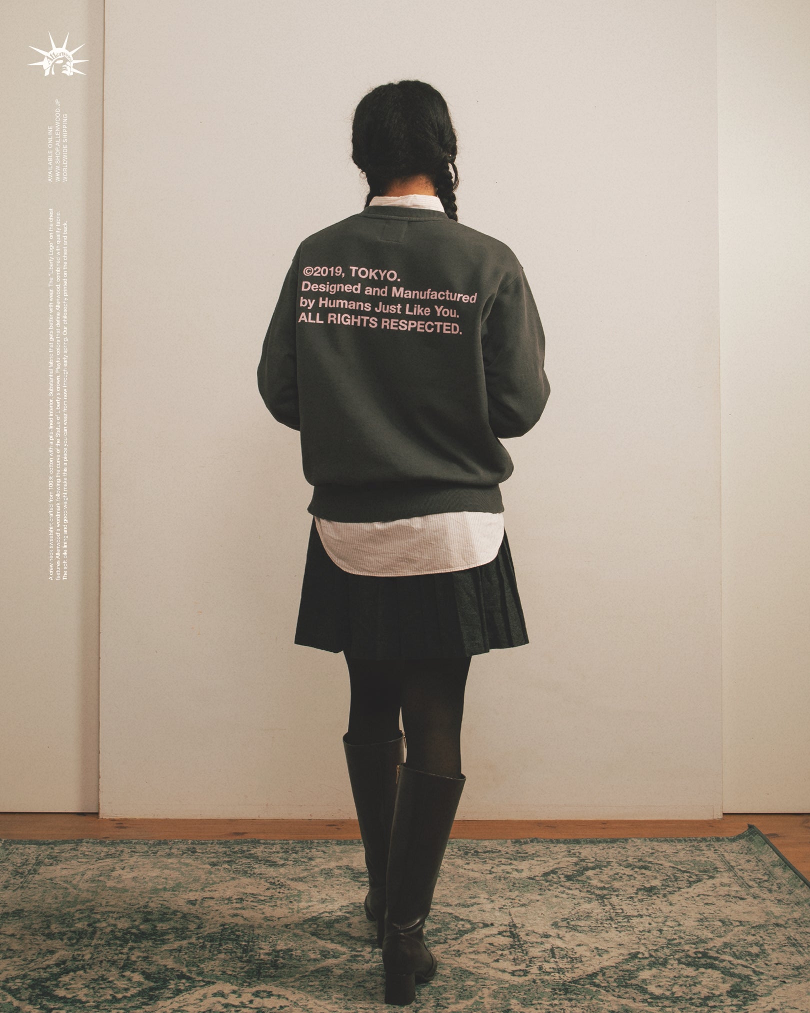 Liberty Logo Crew Sweat [Charcoal]