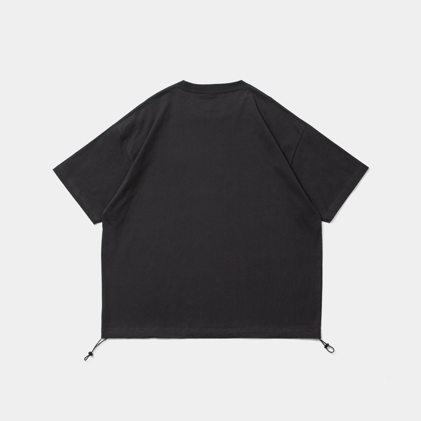 Logo Drawcord Tee [Charcoal]