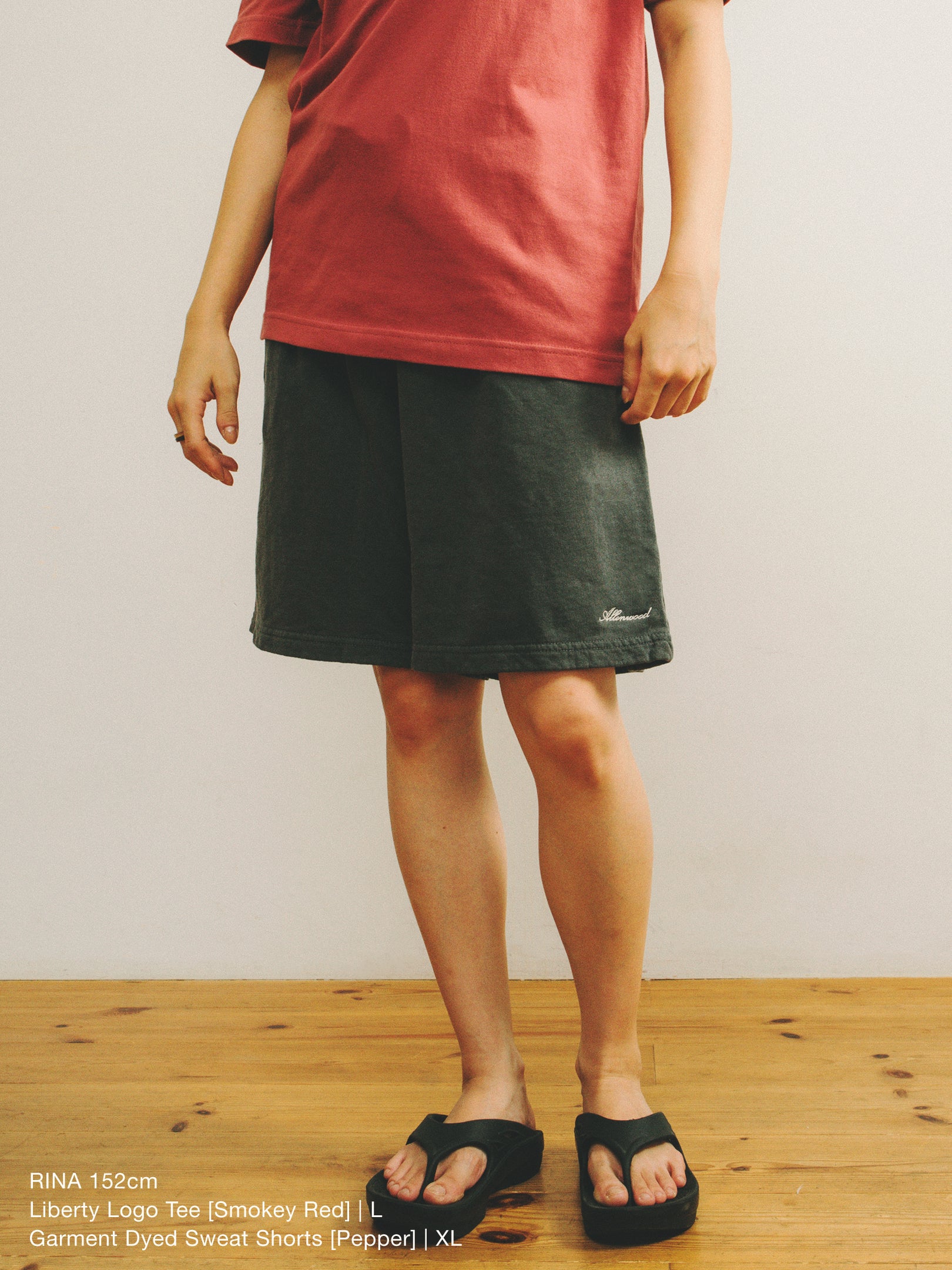 Garment Dyed Sweat Shorts [Pepper]