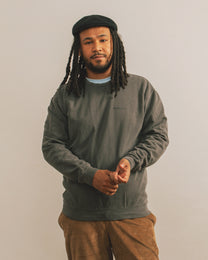 Garment Dyed Crew Sweat [Pepper]