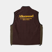 Nylon Packable Vest [Brown/Olive]