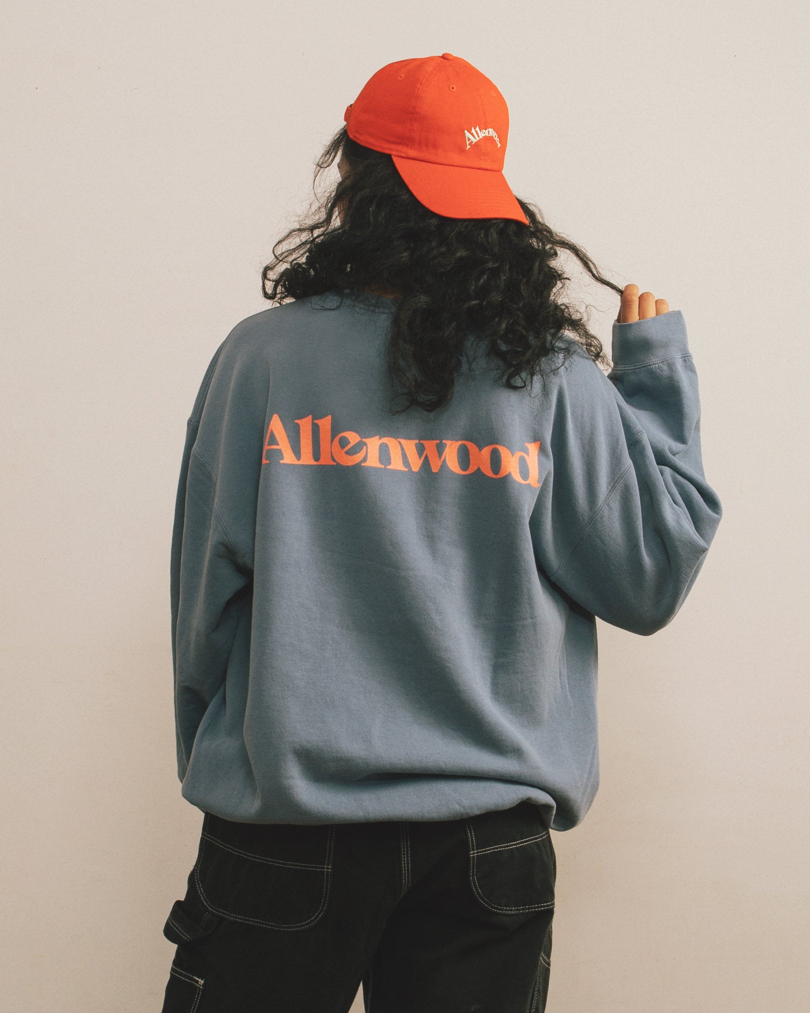 Garment Dyed Crew Sweat [Blue Jean]