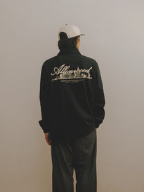 "Home" Cotton Coach Jacket [Black]