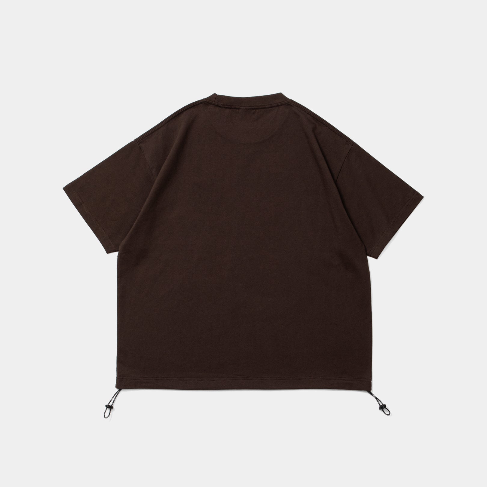 Logo Drawcord Tee [Brown]