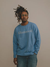 Logo Knit [Sax Blue]