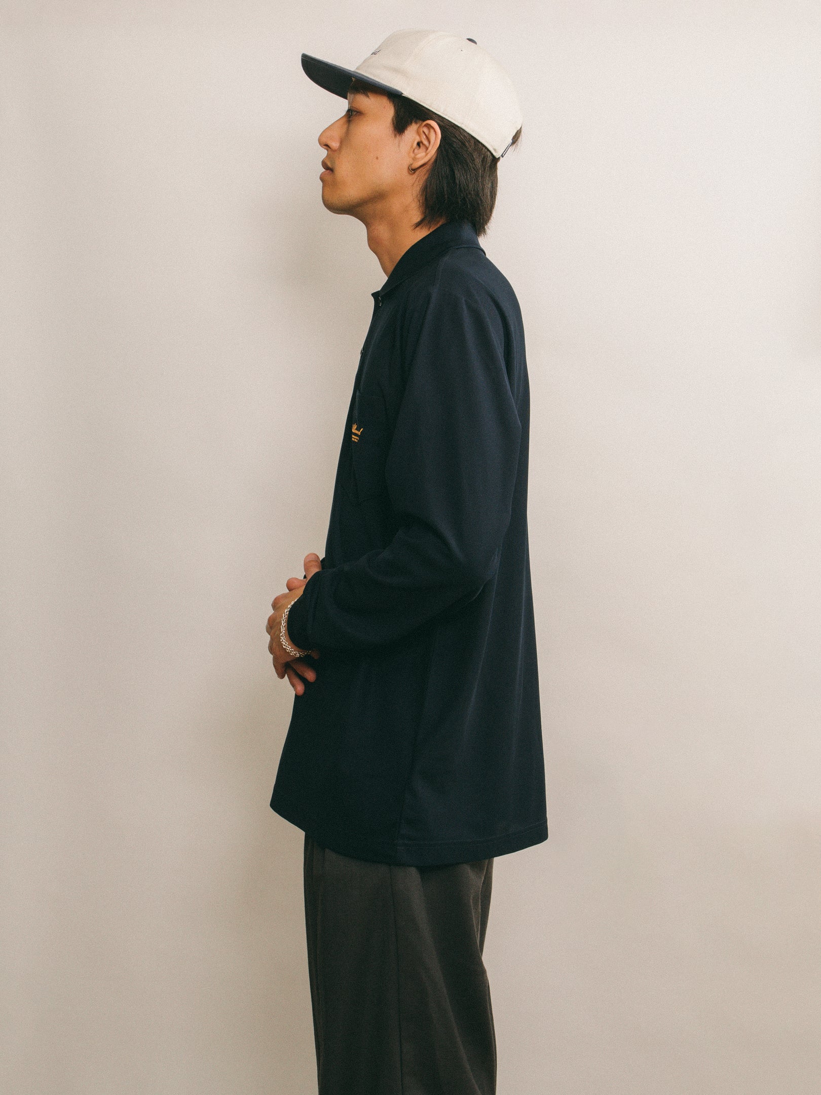 Dry L/S Polo [Navy]