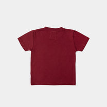 【KIDS】Logo T-shirt [Burgundy]