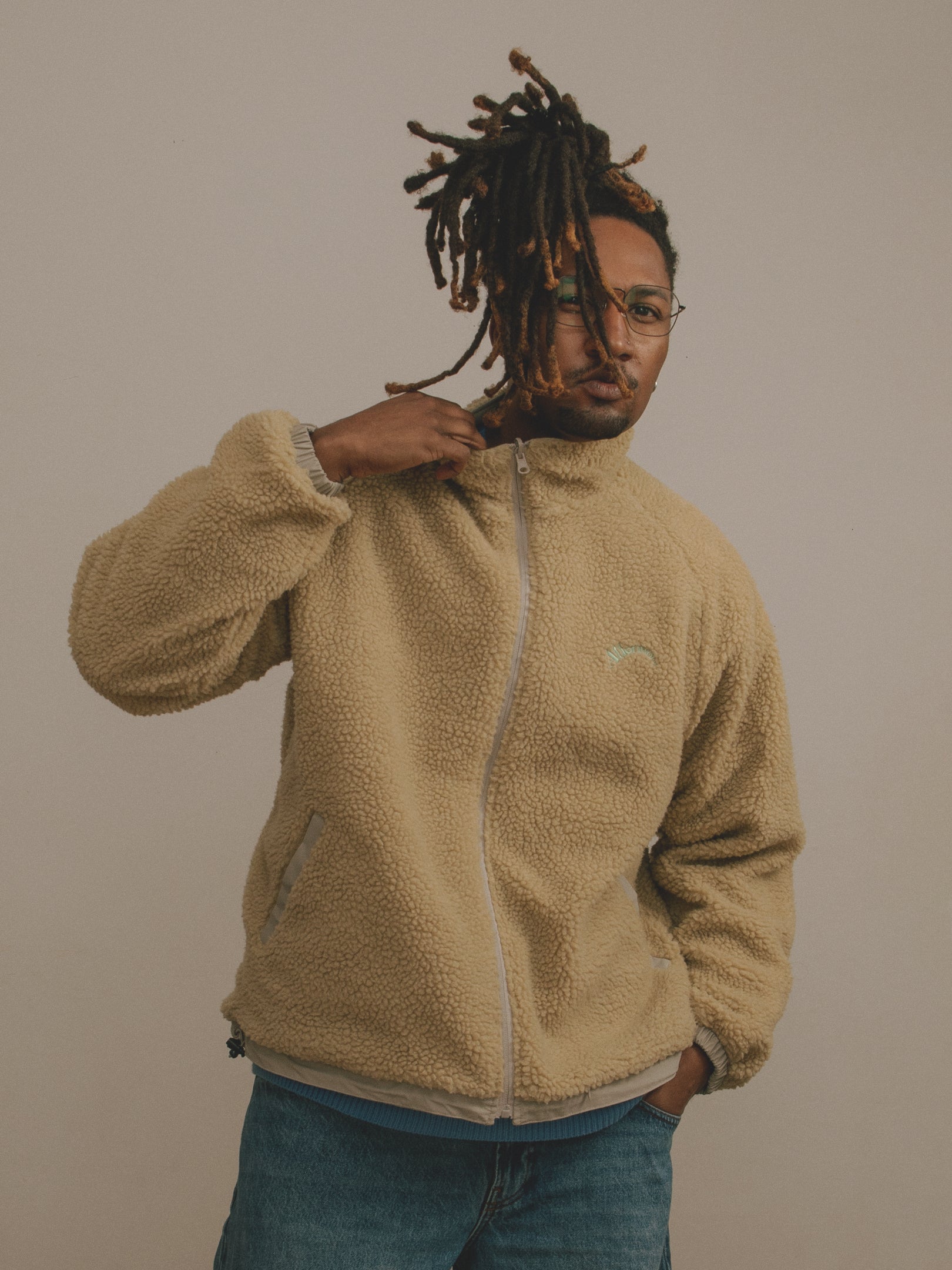 Logo Reversible Jacket [Gray/Ivory]