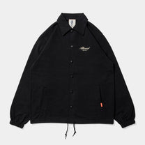 "Home" Cotton Coach Jacket [Black]