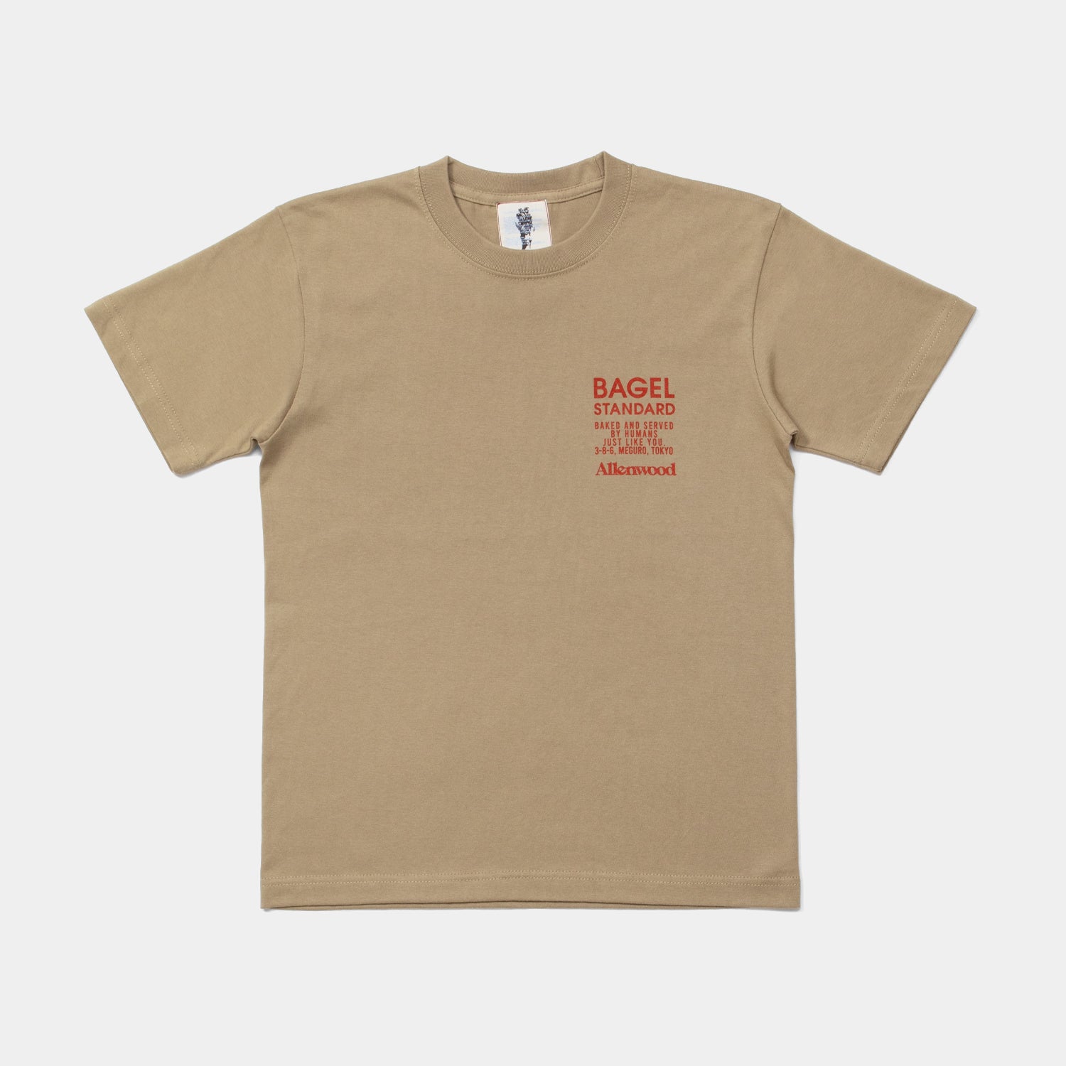 Allenwood x BAGEL STANDARD Tee [Triple Nuts Honey]