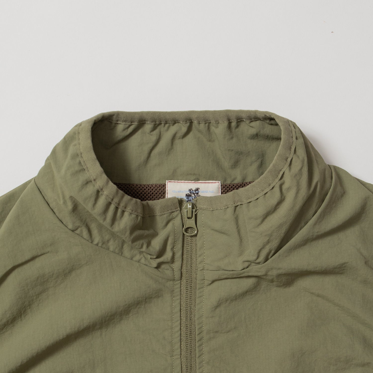 Nylon Packable Vest [Moss/Light Brown]